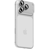 Защитное стекло для камер uBear Extreme Metal Full Cover Lens shield для iPhone 18 Pro (Silver)
